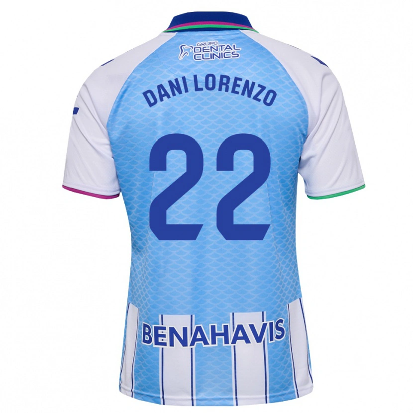 Danxen Męski Dani Lorenzo #22 Głęboki Błękitny Biały Domowa Koszulka 2026/27 Koszulki Klubowe