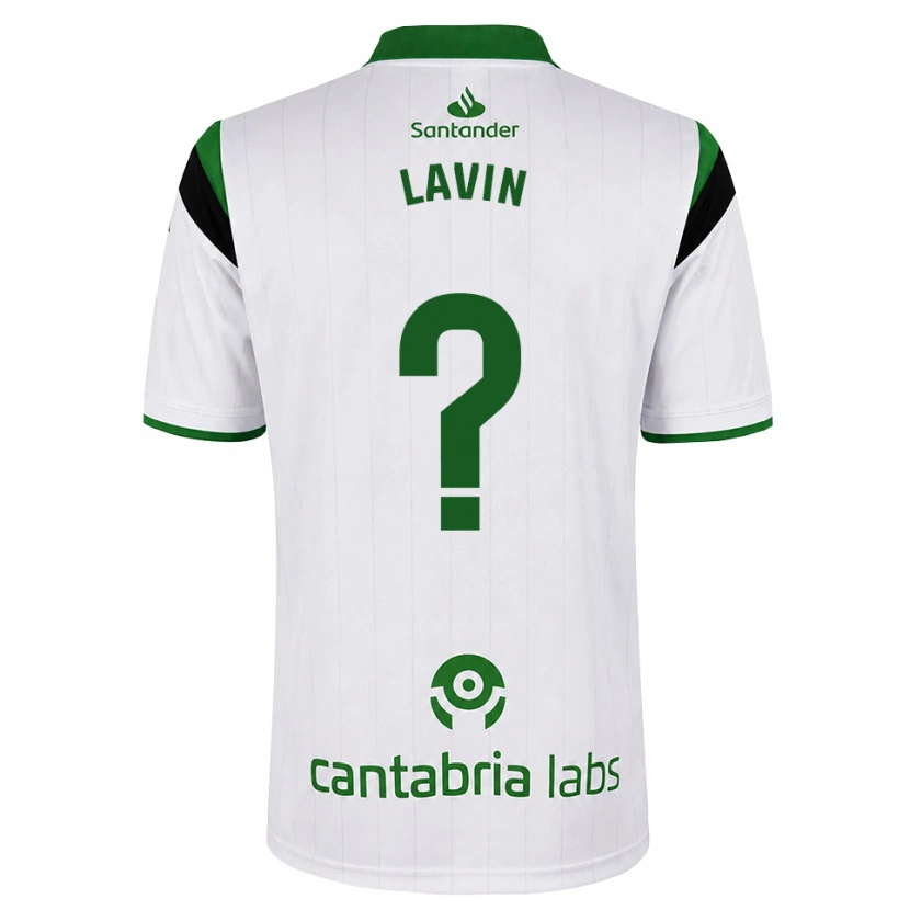 Danxen Męski Raul Lavin #0 Biały Zielony Czarny Domowa Koszulka 2026/27 Koszulki Klubowe
