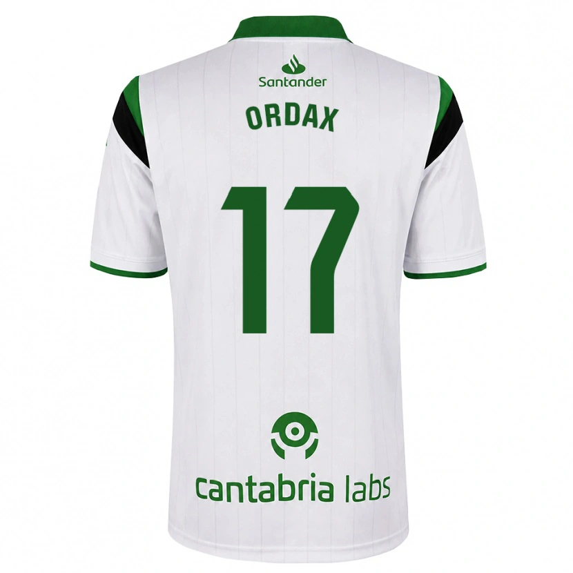 Danxen Męski Naiara Ordax Ibáñez #17 Biały Zielony Czarny Domowa Koszulka 2026/27 Koszulki Klubowe