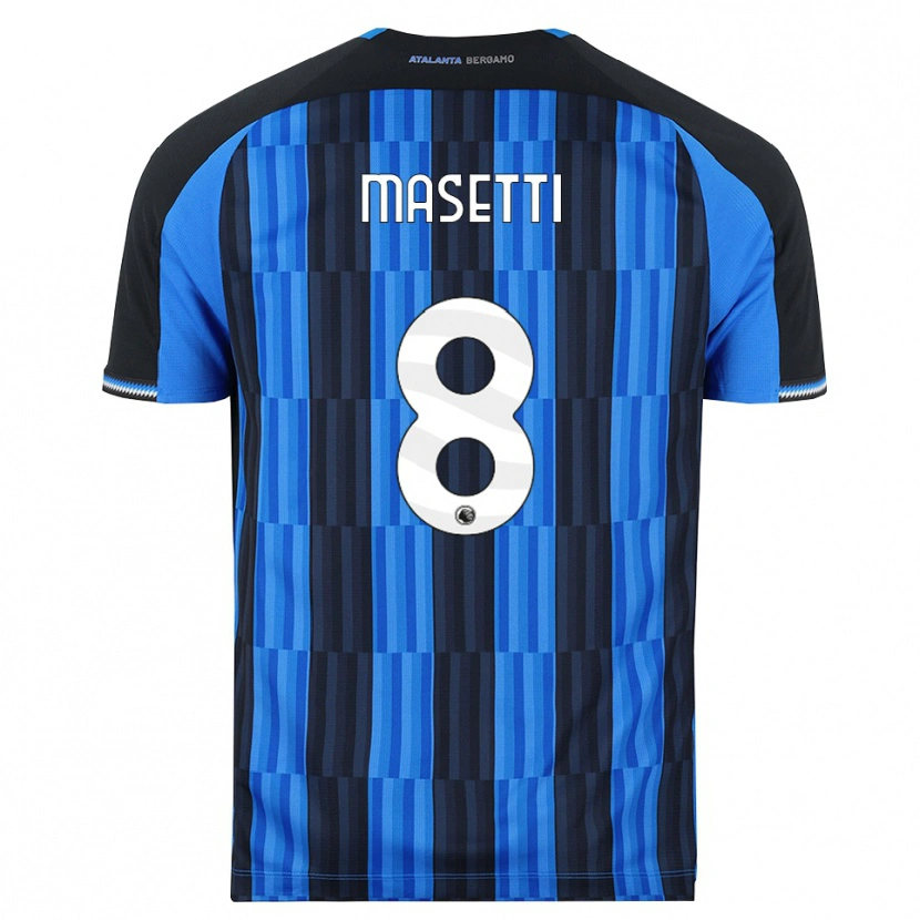 Danxen Męski Francesco Masetti #8 Niebieski Czarny Czerwony Domowa Koszulka 2026/27 Koszulki Klubowe
