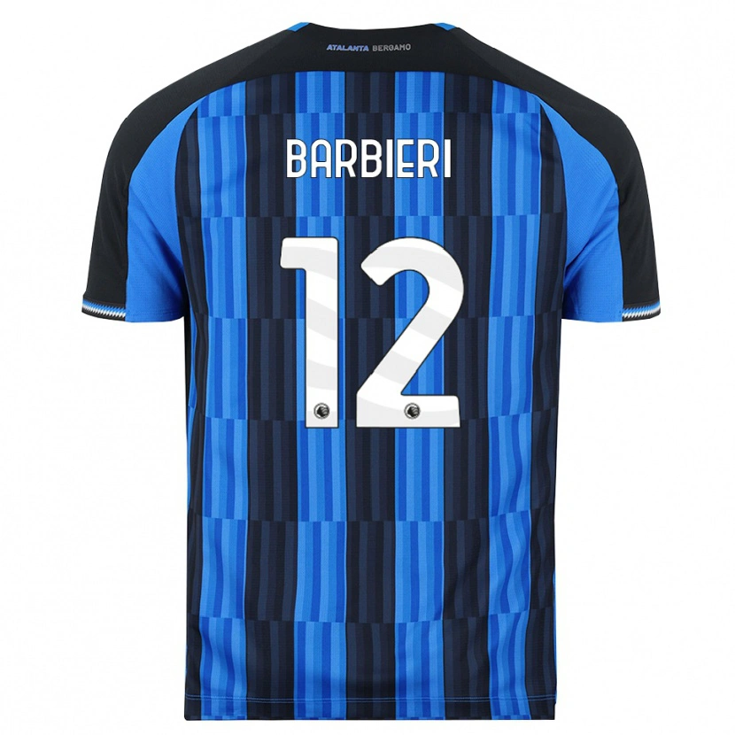 Danxen Męski Alessandro Barbieri #12 Niebieski Czarny Czerwony Domowa Koszulka 2026/27 Koszulki Klubowe