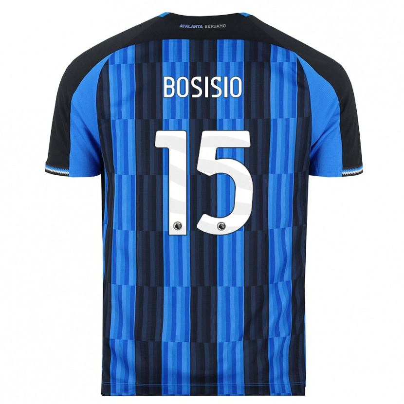 Danxen Męski Emanuele Bosisio #15 Niebieski Czarny Czerwony Domowa Koszulka 2026/27 Koszulki Klubowe