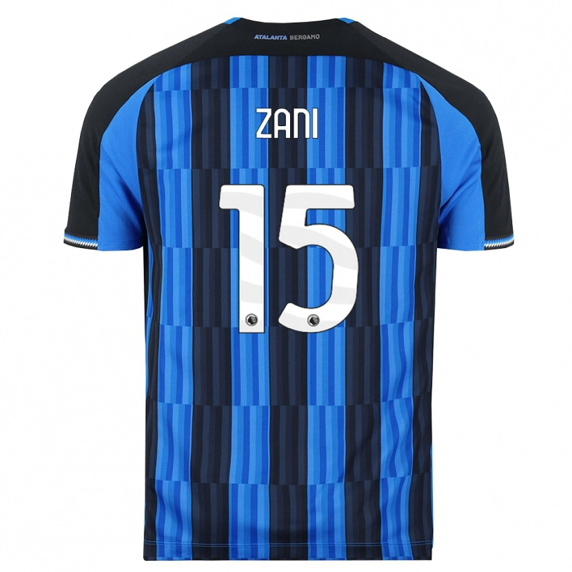 Danxen Męski Filippo Zani #15 Niebieski Czarny Czerwony Domowa Koszulka 2026/27 Koszulki Klubowe