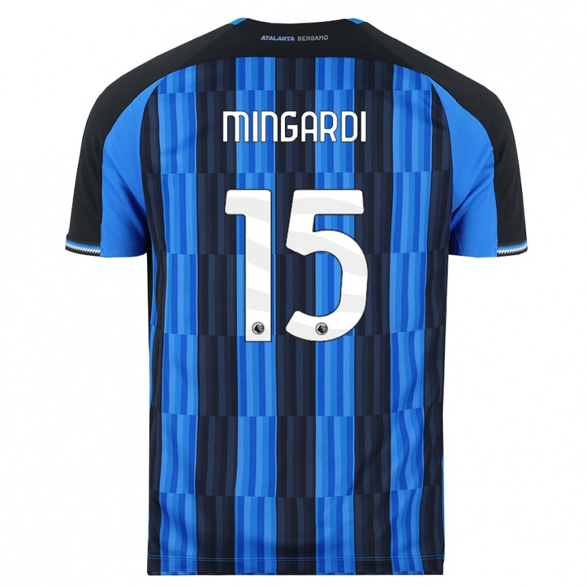 Danxen Męski Davide Mingardi #15 Niebieski Czarny Czerwony Domowa Koszulka 2026/27 Koszulki Klubowe