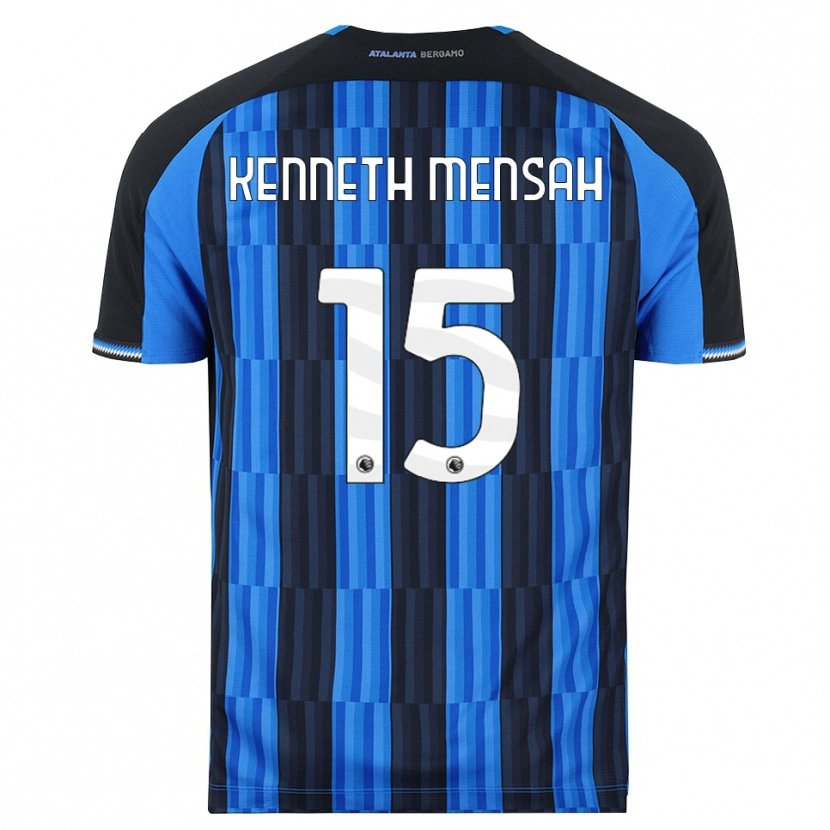 Danxen Męski Anthony Kenneth Mensah #15 Niebieski Czarny Czerwony Domowa Koszulka 2026/27 Koszulki Klubowe