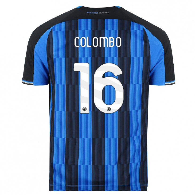 Danxen Męski William Colombo #16 Niebieski Czarny Czerwony Domowa Koszulka 2026/27 Koszulki Klubowe