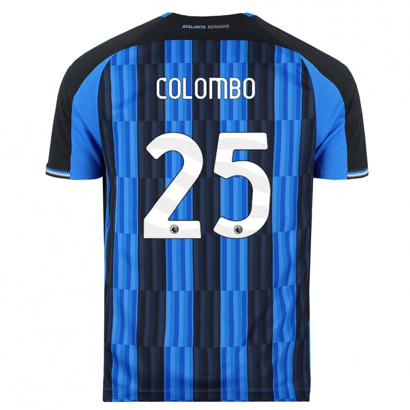Danxen Męski Matteo Colombo #25 Niebieski Czarny Czerwony Domowa Koszulka 2026/27 Koszulki Klubowe