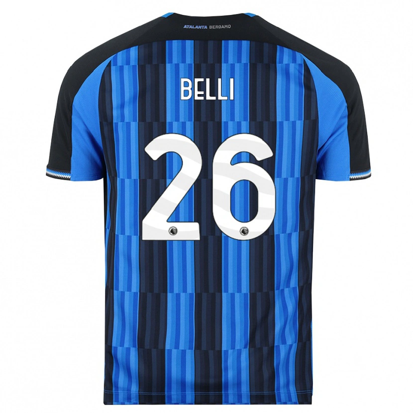 Danxen Męski Manuel Belli #26 Niebieski Czarny Czerwony Domowa Koszulka 2026/27 Koszulki Klubowe