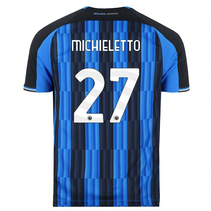 Danxen Męski Andrea Michieletto #27 Niebieski Czarny Czerwony Domowa Koszulka 2026/27 Koszulki Klubowe