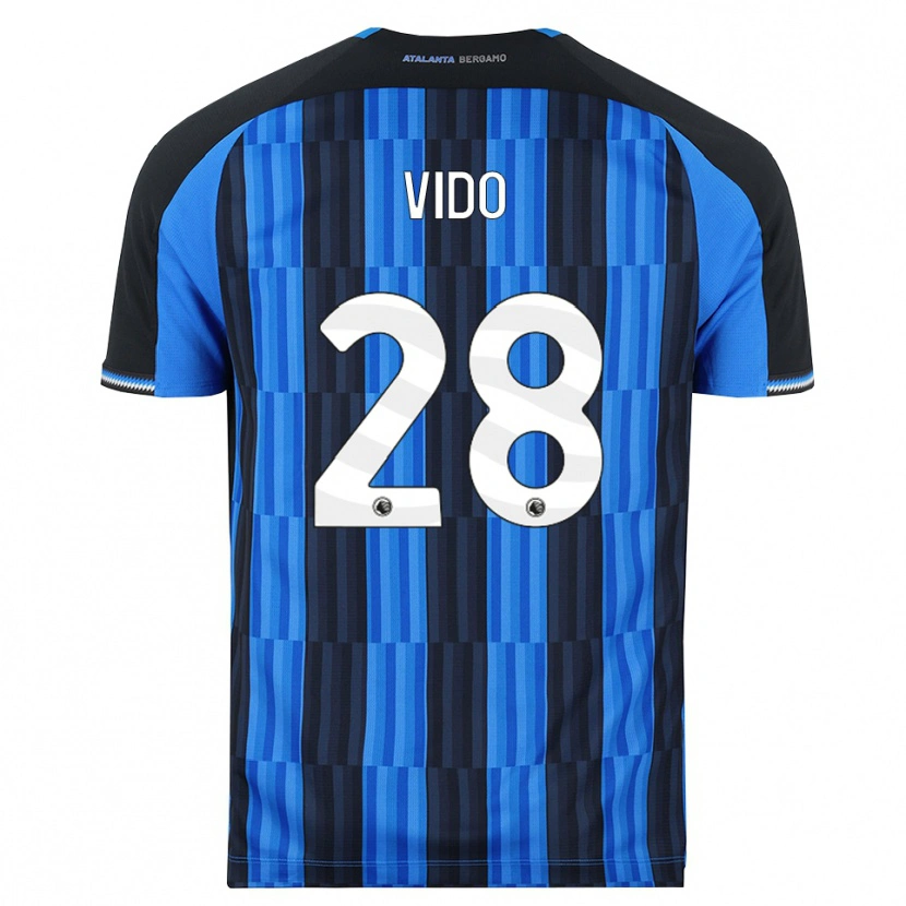 Danxen Męski Luca Vido #28 Niebieski Czarny Czerwony Domowa Koszulka 2026/27 Koszulki Klubowe
