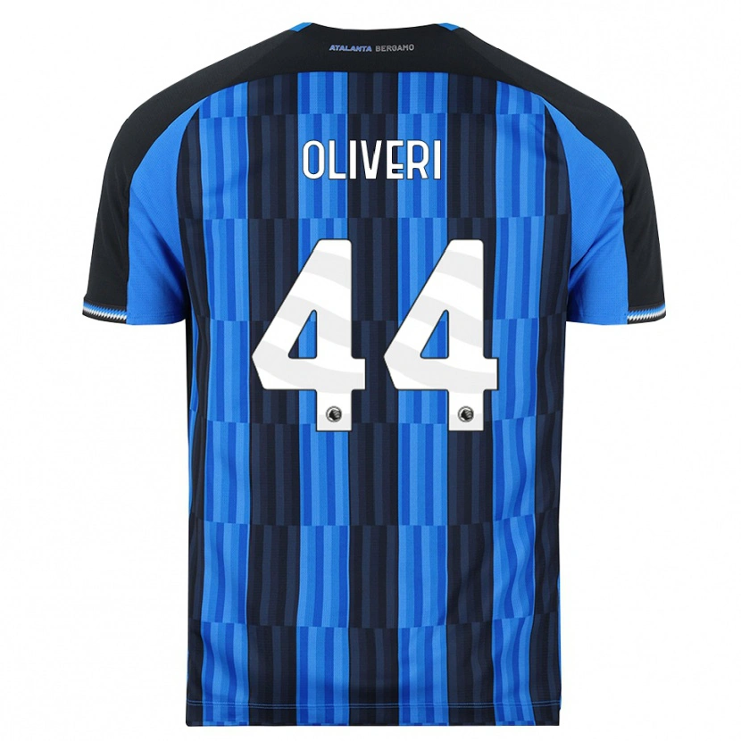 Danxen Męski Andrea Oliveri #44 Niebieski Czarny Czerwony Domowa Koszulka 2026/27 Koszulki Klubowe