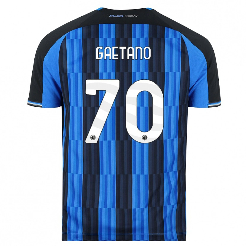 Danxen Męski Gianluca Gaetano #70 Niebieski Czarny Czerwony Domowa Koszulka 2026/27 Koszulki Klubowe