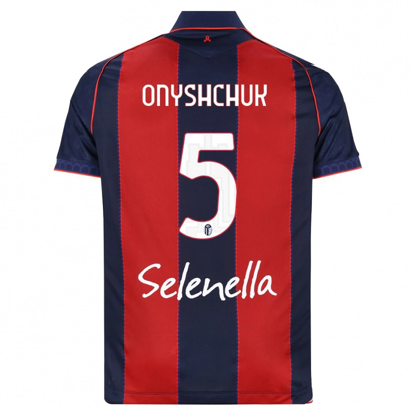 Danxen Męski Zakhar Onyshchuk #5 Królewski Niebieski Czerwony Biały Domowa Koszulka 2026/27 Koszulki Klubowe