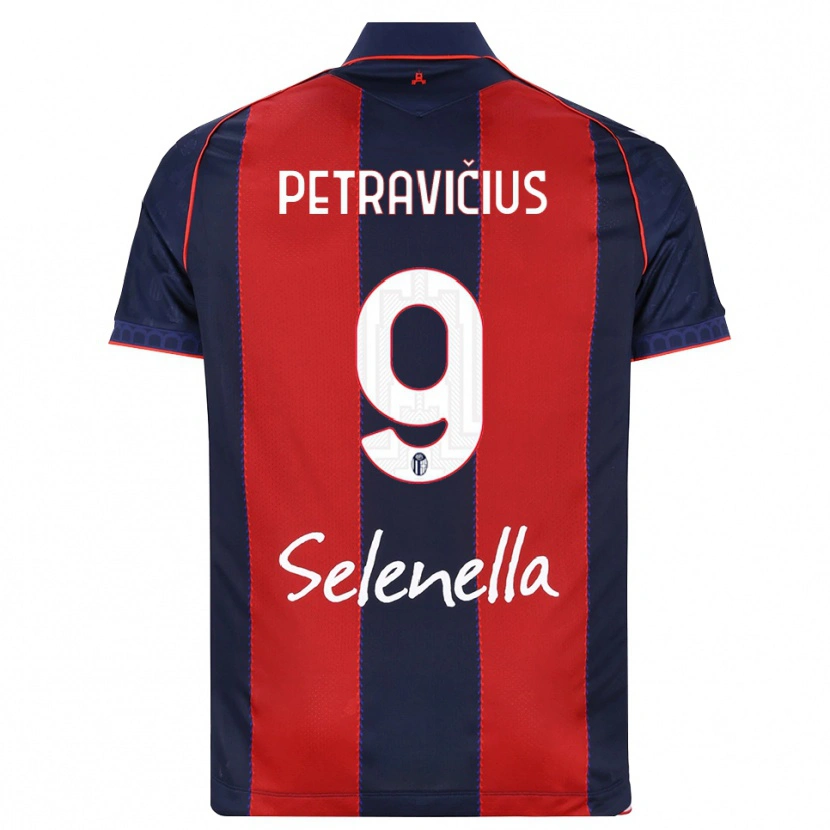 Danxen Męski Joris Petravičius #9 Królewski Niebieski Czerwony Biały Domowa Koszulka 2026/27 Koszulki Klubowe