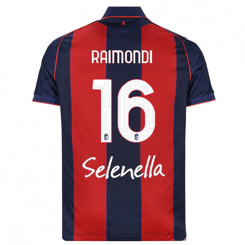 Danxen Męski Edoardo Raimondi #16 Królewski Niebieski Czerwony Biały Domowa Koszulka 2026/27 Koszulki Klubowe