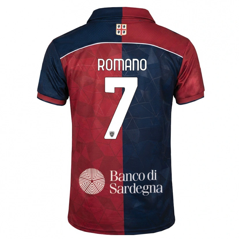 Danxen Męski Antonio Romano #7 Bordowy Królewski Niebieski Domowa Koszulka 2026/27 Koszulki Klubowe