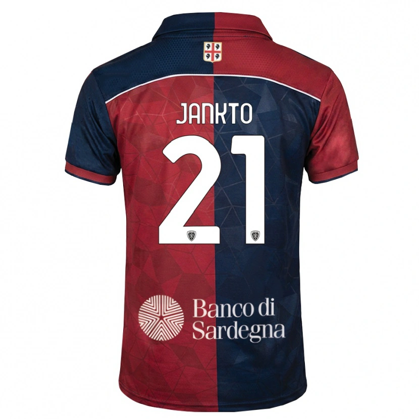 Danxen Męski Jakub Jankto #21 Bordowy Królewski Niebieski Domowa Koszulka 2026/27 Koszulki Klubowe