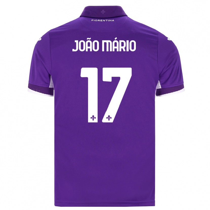 Danxen Męski João Mário #17 Fioletowy Biały Różowy Domowa Koszulka 2026/27 Koszulki Klubowe
