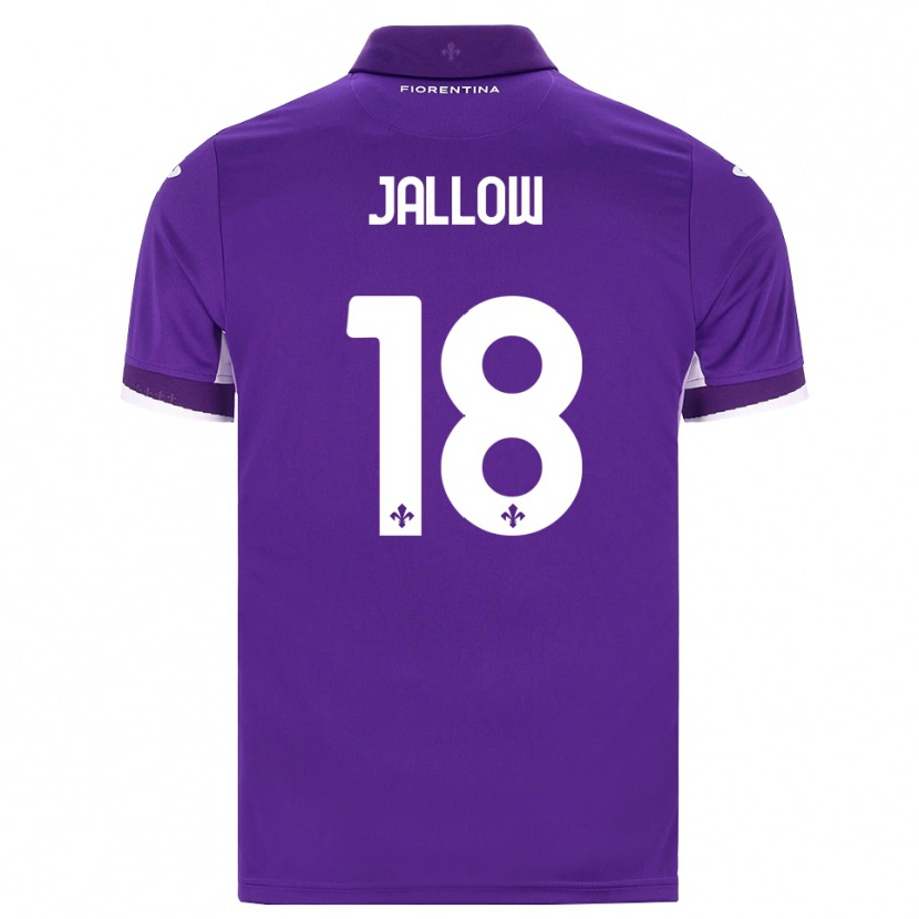Danxen Męski Sulayman Jallow #18 Fioletowy Biały Różowy Domowa Koszulka 2026/27 Koszulki Klubowe