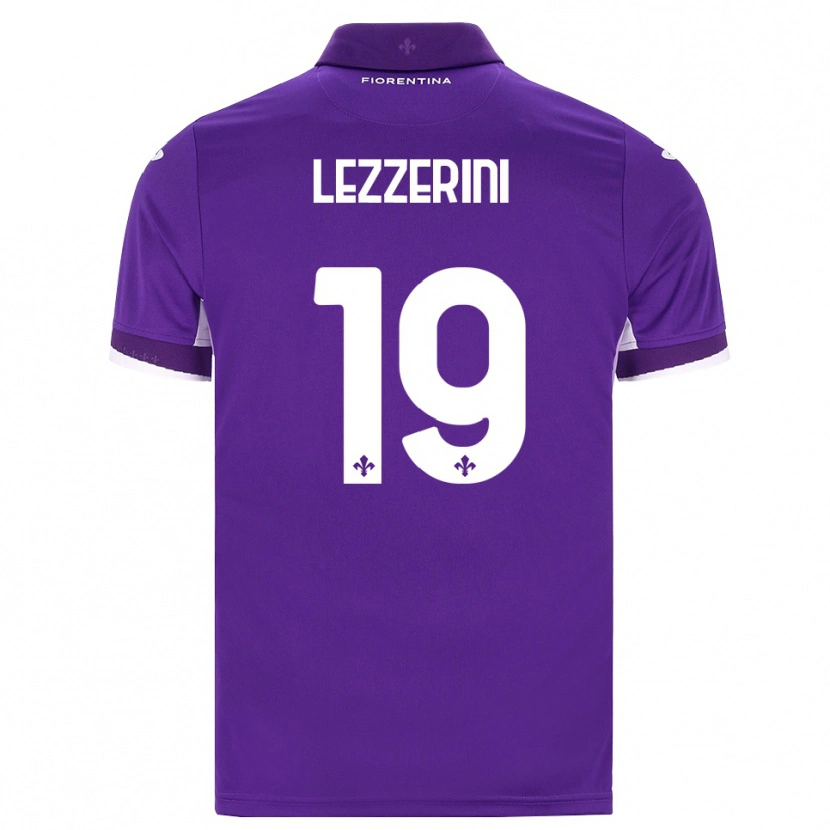 Danxen Męski Luca Lezzerini #19 Fioletowy Biały Różowy Domowa Koszulka 2026/27 Koszulki Klubowe