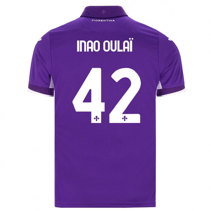 Danxen Męski Christ Inao Oulaï #42 Fioletowy Biały Różowy Domowa Koszulka 2026/27 Koszulki Klubowe