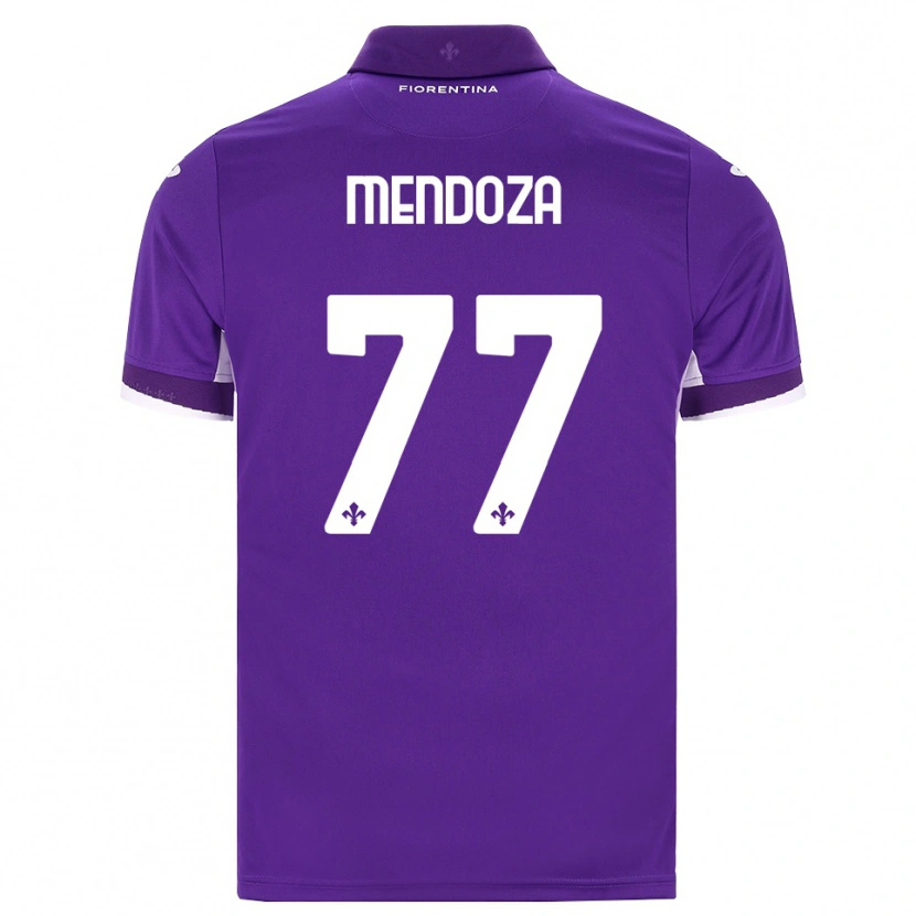 Danxen Męski William Mendoza #77 Fioletowy Biały Różowy Domowa Koszulka 2026/27 Koszulki Klubowe