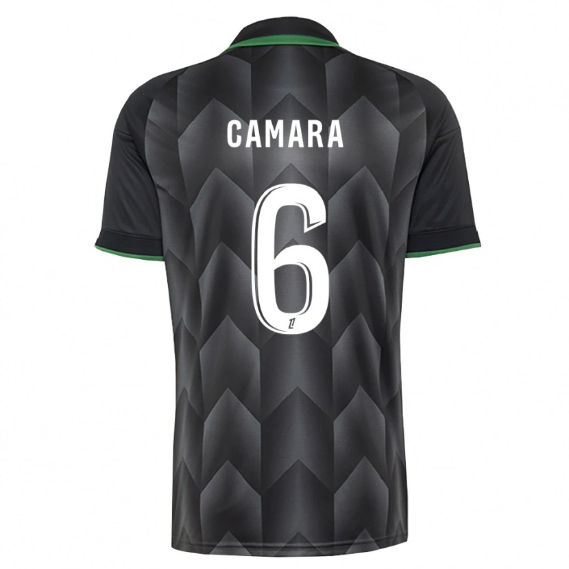 Danxen Męski Mamadou Camara #6 Biały Czarny Zielony Wyjazdowa Koszulka 2026/27 Koszulki Klubowe