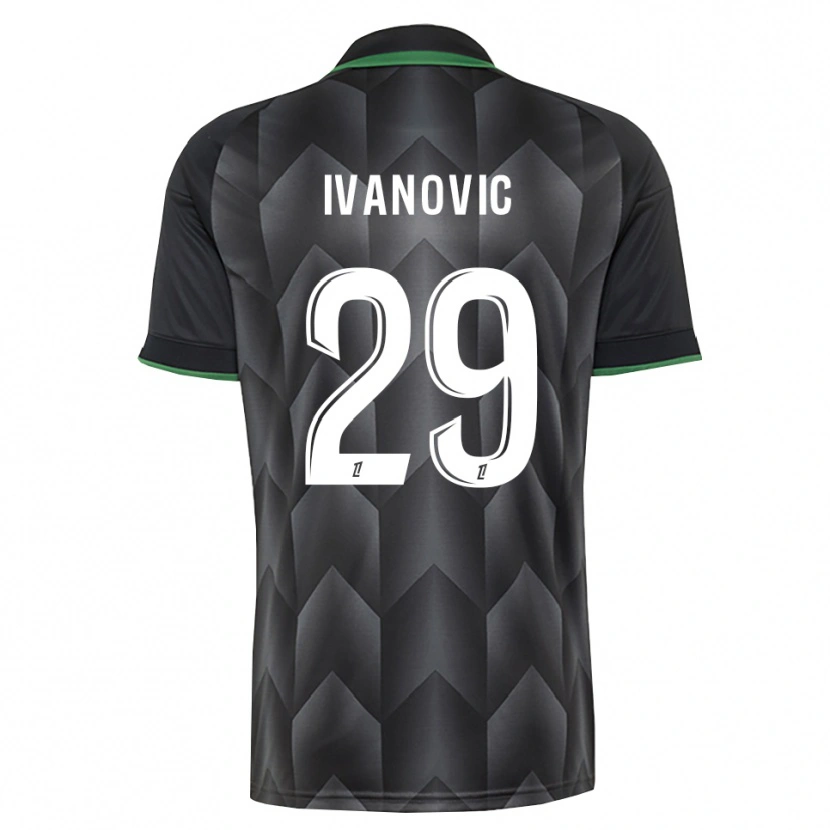 Danxen Męski Franjo Ivanović #29 Biały Czarny Zielony Wyjazdowa Koszulka 2026/27 Koszulki Klubowe