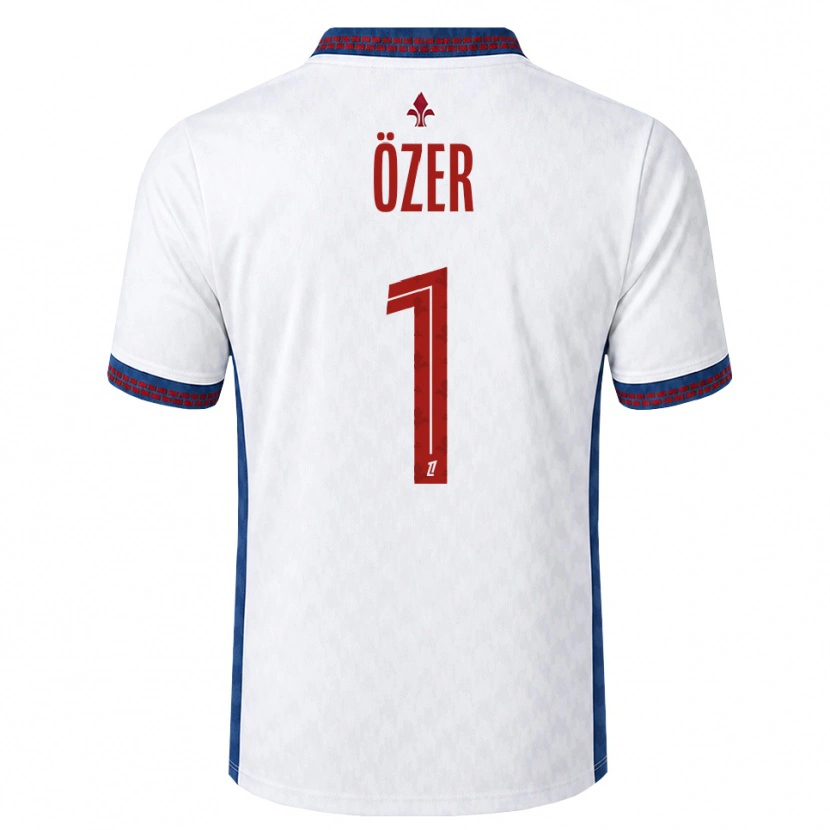 Danxen Męski Berke Özer #1 Czerwony Biały Niebieski Wyjazdowa Koszulka 2026/27 Koszulki Klubowe