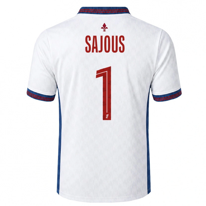 Danxen Męski Thomas Sajous #1 Czerwony Biały Niebieski Wyjazdowa Koszulka 2026/27 Koszulki Klubowe