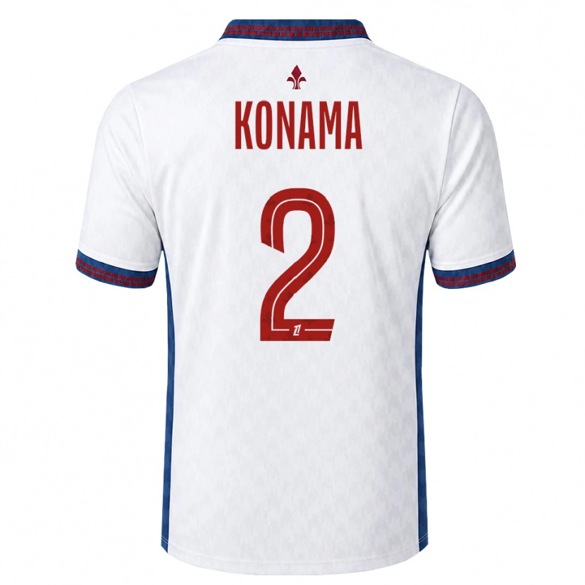 Danxen Męski Owen Konama #2 Czerwony Biały Niebieski Wyjazdowa Koszulka 2026/27 Koszulki Klubowe