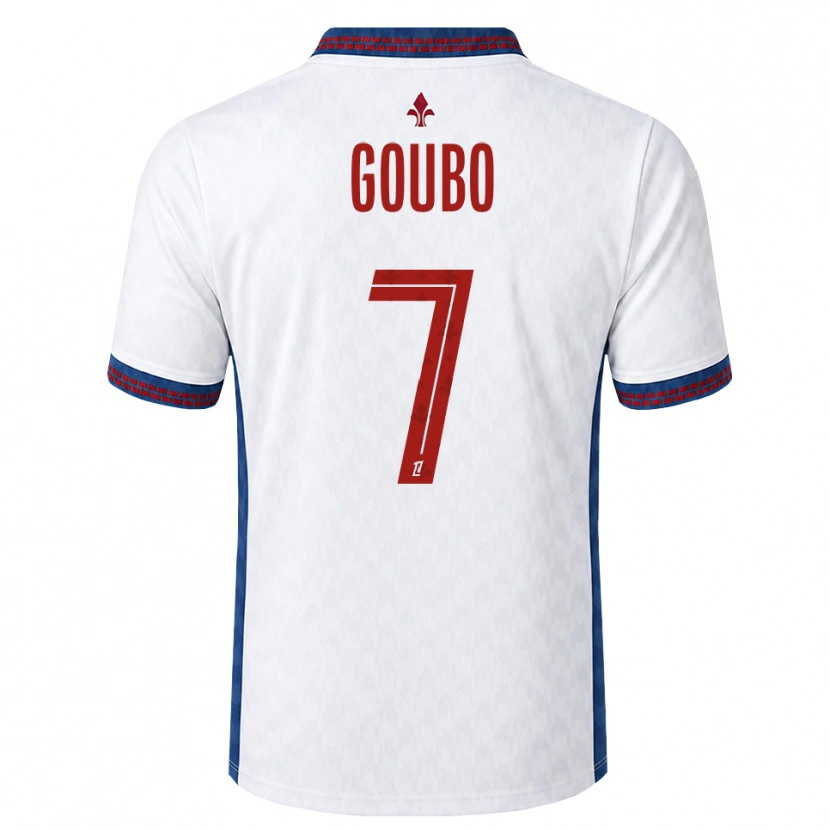 Danxen Męski Antoine Goubo #7 Czerwony Biały Niebieski Wyjazdowa Koszulka 2026/27 Koszulki Klubowe