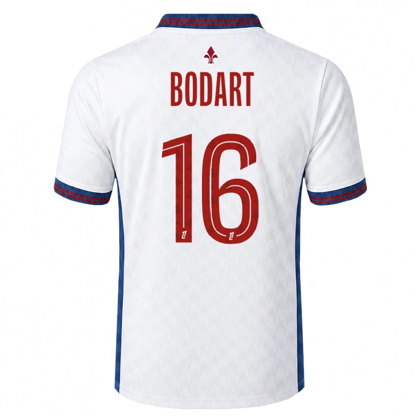 Danxen Męski Arnaud Bodart #16 Czerwony Biały Niebieski Wyjazdowa Koszulka 2026/27 Koszulki Klubowe