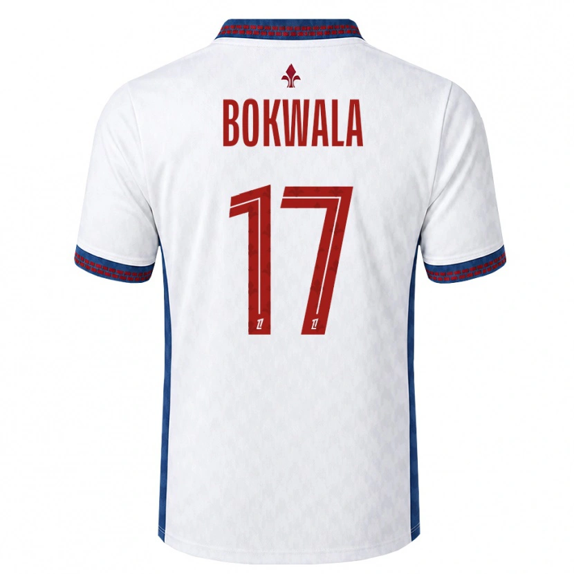 Danxen Męski Béni Bokwala #17 Czerwony Biały Niebieski Wyjazdowa Koszulka 2026/27 Koszulki Klubowe