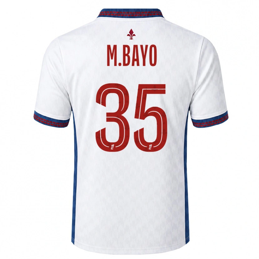 Danxen Męski Mohamed Bayo #35 Czerwony Biały Niebieski Wyjazdowa Koszulka 2026/27 Koszulki Klubowe