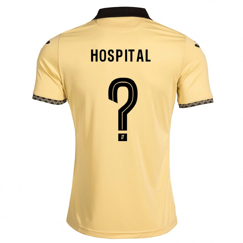 Danxen Męski Alex Hospital #0 Navajowhite Czarny Wyjazdowa Koszulka 2026/27 Koszulki Klubowe