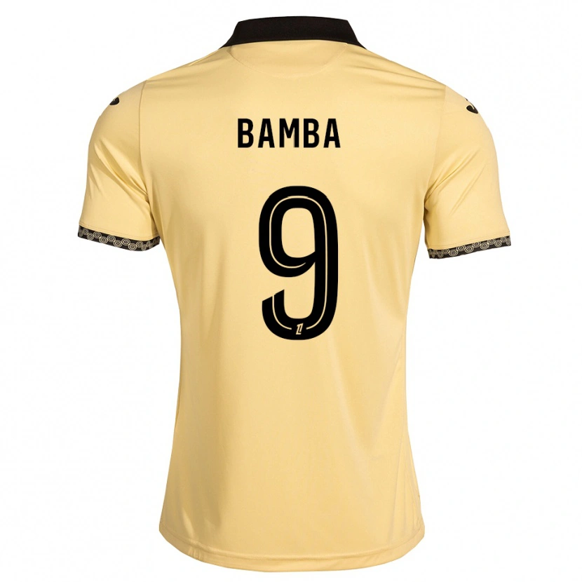 Danxen Męski Mohamed Bamba #9 Navajowhite Czarny Wyjazdowa Koszulka 2026/27 Koszulki Klubowe