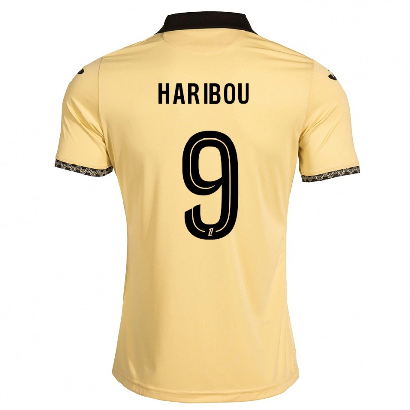 Danxen Męski Samir Haribou #9 Navajowhite Czarny Wyjazdowa Koszulka 2026/27 Koszulki Klubowe