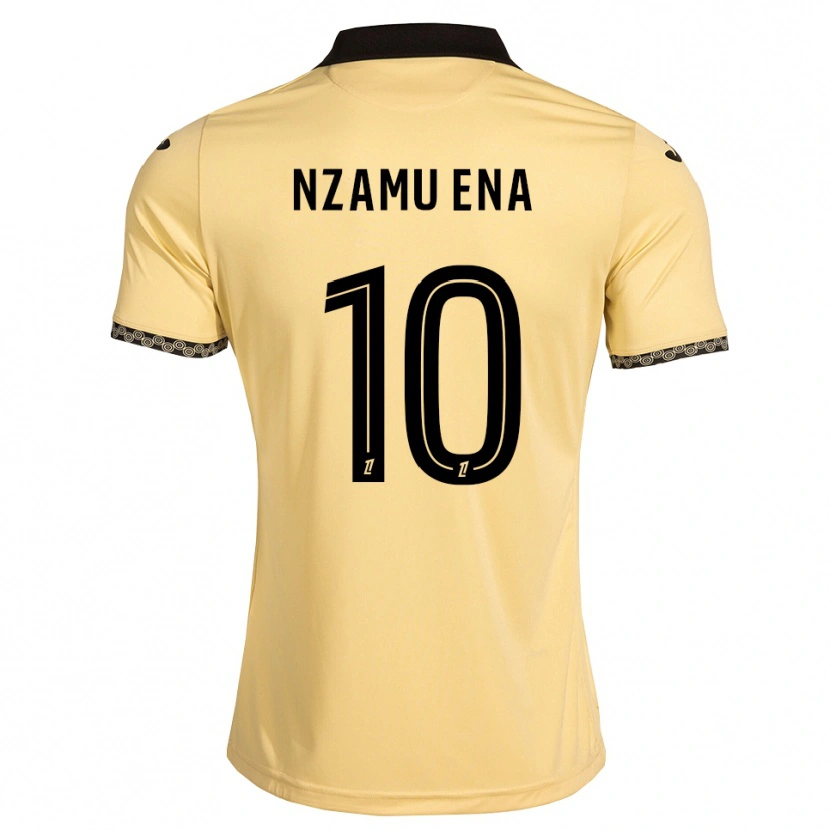 Danxen Męski Arcial Nzamu Ena #10 Navajowhite Czarny Wyjazdowa Koszulka 2026/27 Koszulki Klubowe