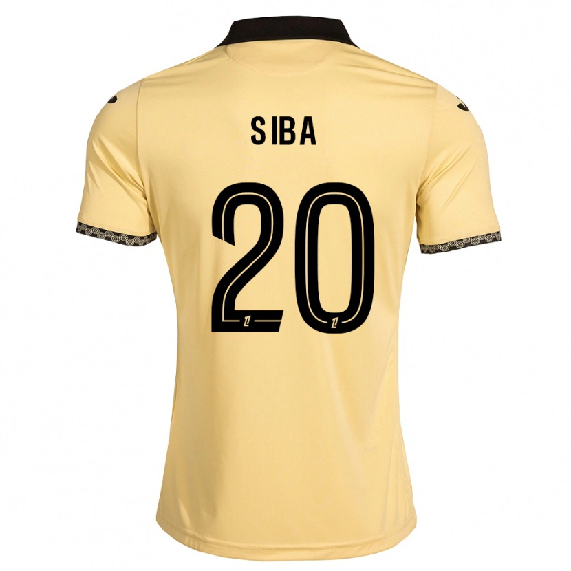 Danxen Męski Stevan Siba #20 Navajowhite Czarny Wyjazdowa Koszulka 2026/27 Koszulki Klubowe