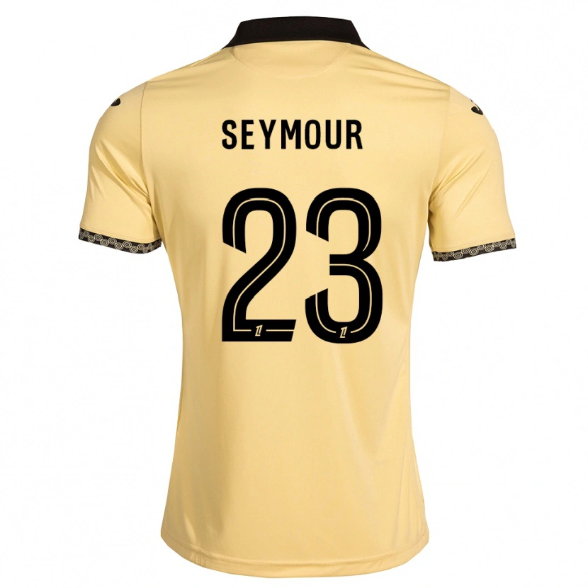 Danxen Męski Brice Seymour #23 Navajowhite Czarny Wyjazdowa Koszulka 2026/27 Koszulki Klubowe