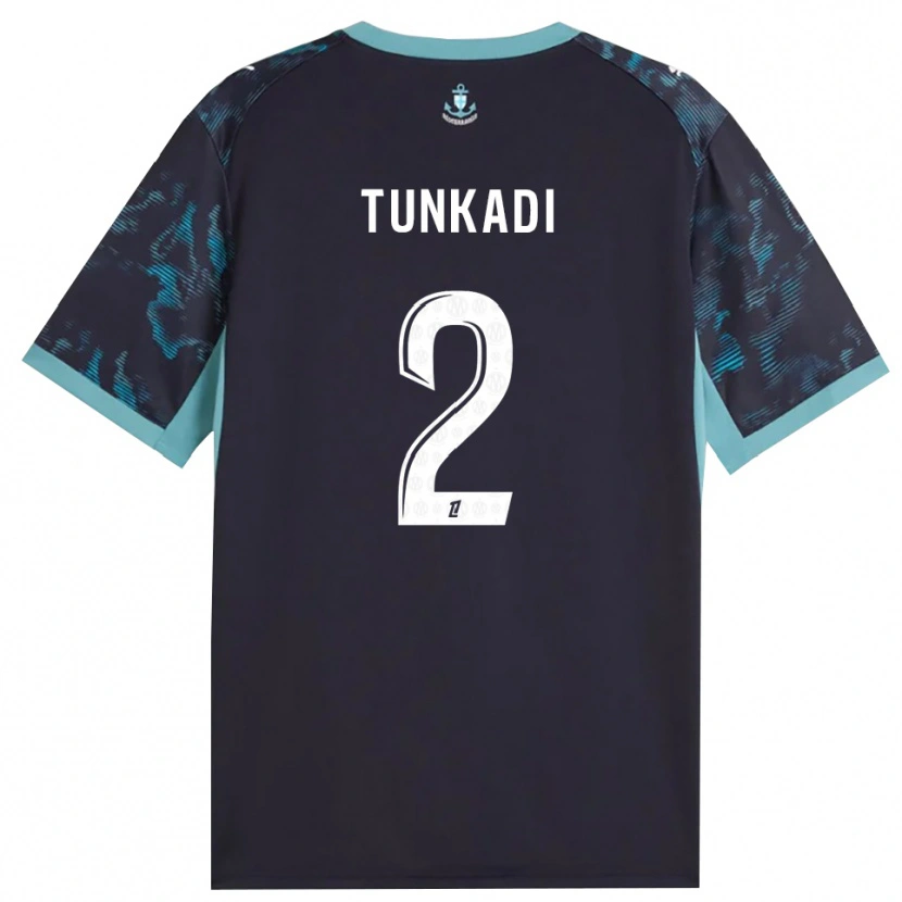 Danxen Męski Alexandre Tunkadi #2 Blado Turkusowy Biały Czarny Wyjazdowa Koszulka 2026/27 Koszulki Klubowe
