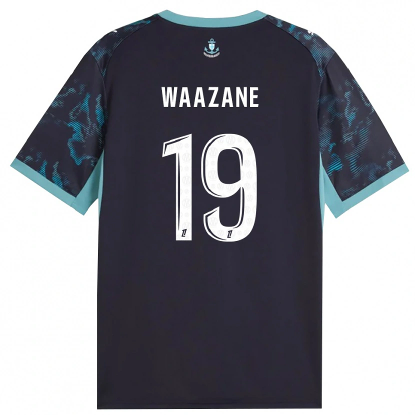 Danxen Męski Jassim Waazane #19 Blado Turkusowy Biały Czarny Wyjazdowa Koszulka 2026/27 Koszulki Klubowe