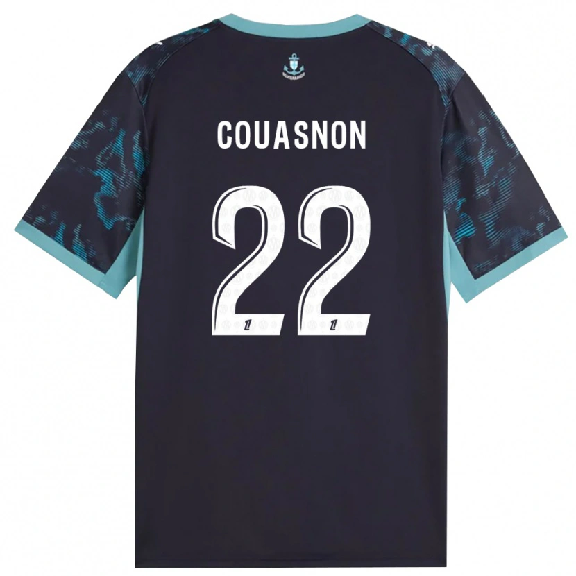 Danxen Męski Roxane Couasnon #22 Blado Turkusowy Biały Czarny Wyjazdowa Koszulka 2026/27 Koszulki Klubowe