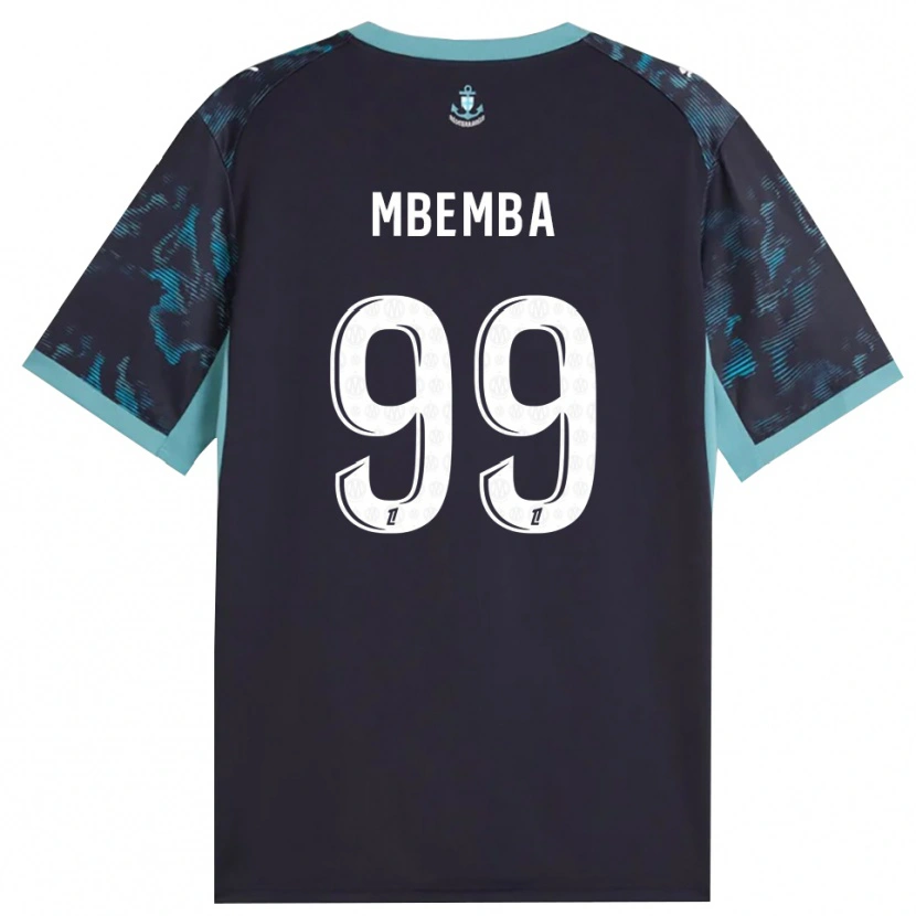 Danxen Męski Chancel Mbemba #99 Blado Turkusowy Biały Czarny Wyjazdowa Koszulka 2026/27 Koszulki Klubowe