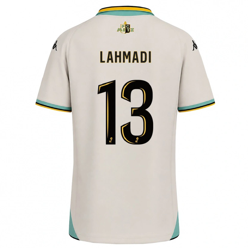 Danxen Męski Mehdi Lahmadi #13 Kwiatowa Biel Czarny Wyjazdowa Koszulka 2026/27 Koszulki Klubowe