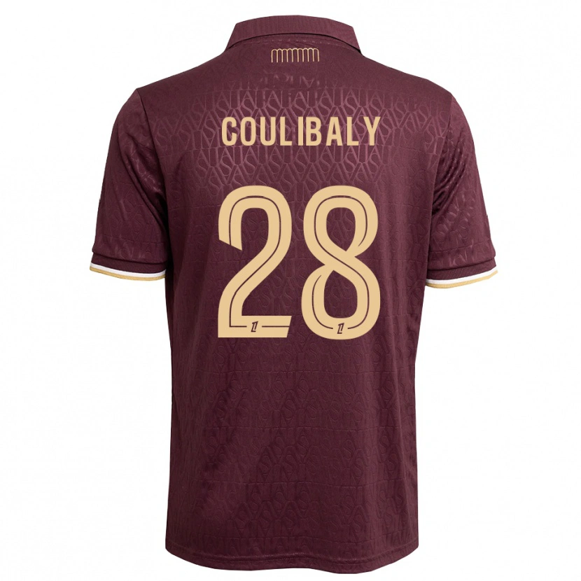 Danxen Męski Mamadou Coulibaly #28 Brązowy Piaskowy Brązowy Wyjazdowa Koszulka 2026/27 Koszulki Klubowe