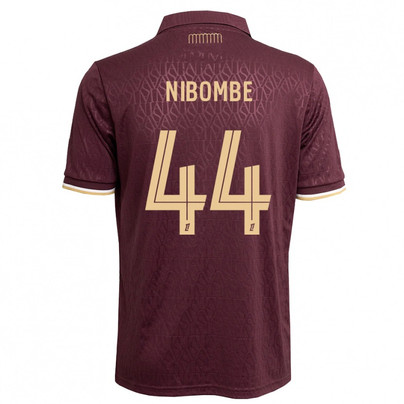 Danxen Męski Samuel Nibombe #44 Brązowy Piaskowy Brązowy Wyjazdowa Koszulka 2026/27 Koszulki Klubowe