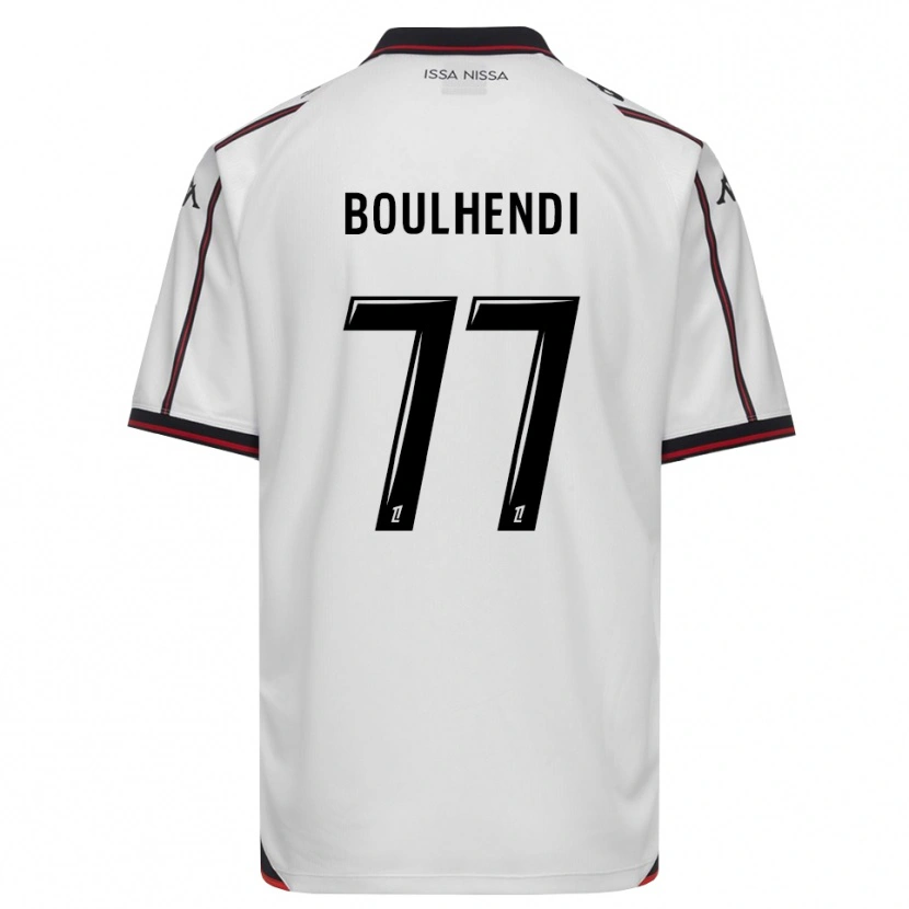 Danxen Męski Teddy Boulhendi #77 Czarny Biały Wyjazdowa Koszulka 2026/27 Koszulki Klubowe