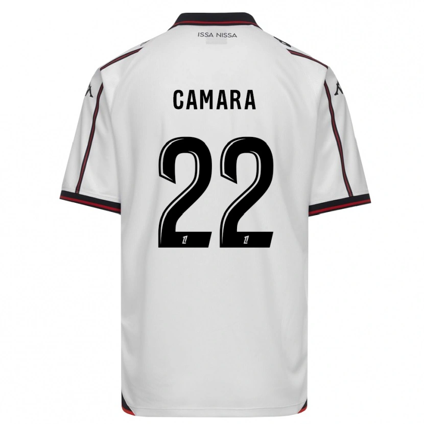 Danxen Męski Issiaga Camara #22 Czarny Biały Wyjazdowa Koszulka 2026/27 Koszulki Klubowe